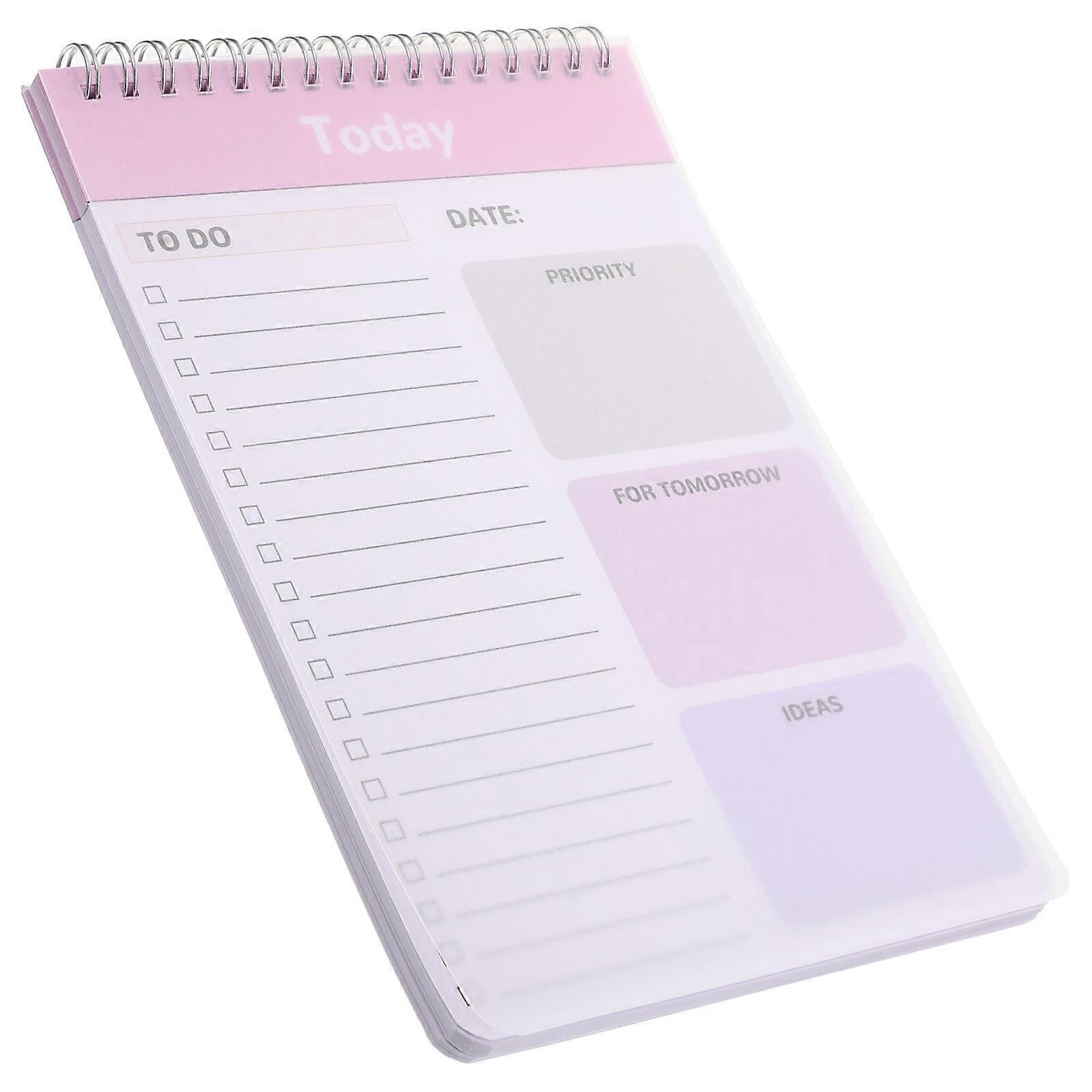 Daily Use Notepad 2Pcs Household Memo Pad For Office Work And Study Record Plans Colorful And Rectangular