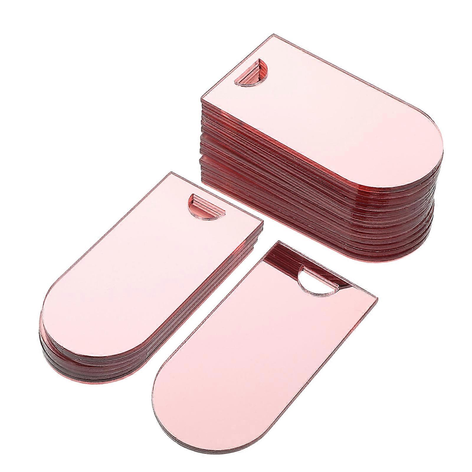 Elegant Design Acrylic Place Cards 100Pcs Reusable Blank Reserved Seating Signs For Restaurant Weddings Parties Event Management