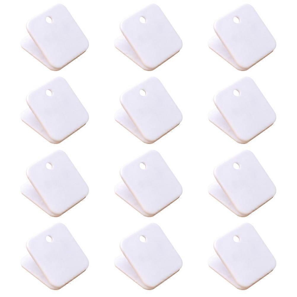Document Sorting Clips Plastic Paper Clip for Office Supplies 24Pcs