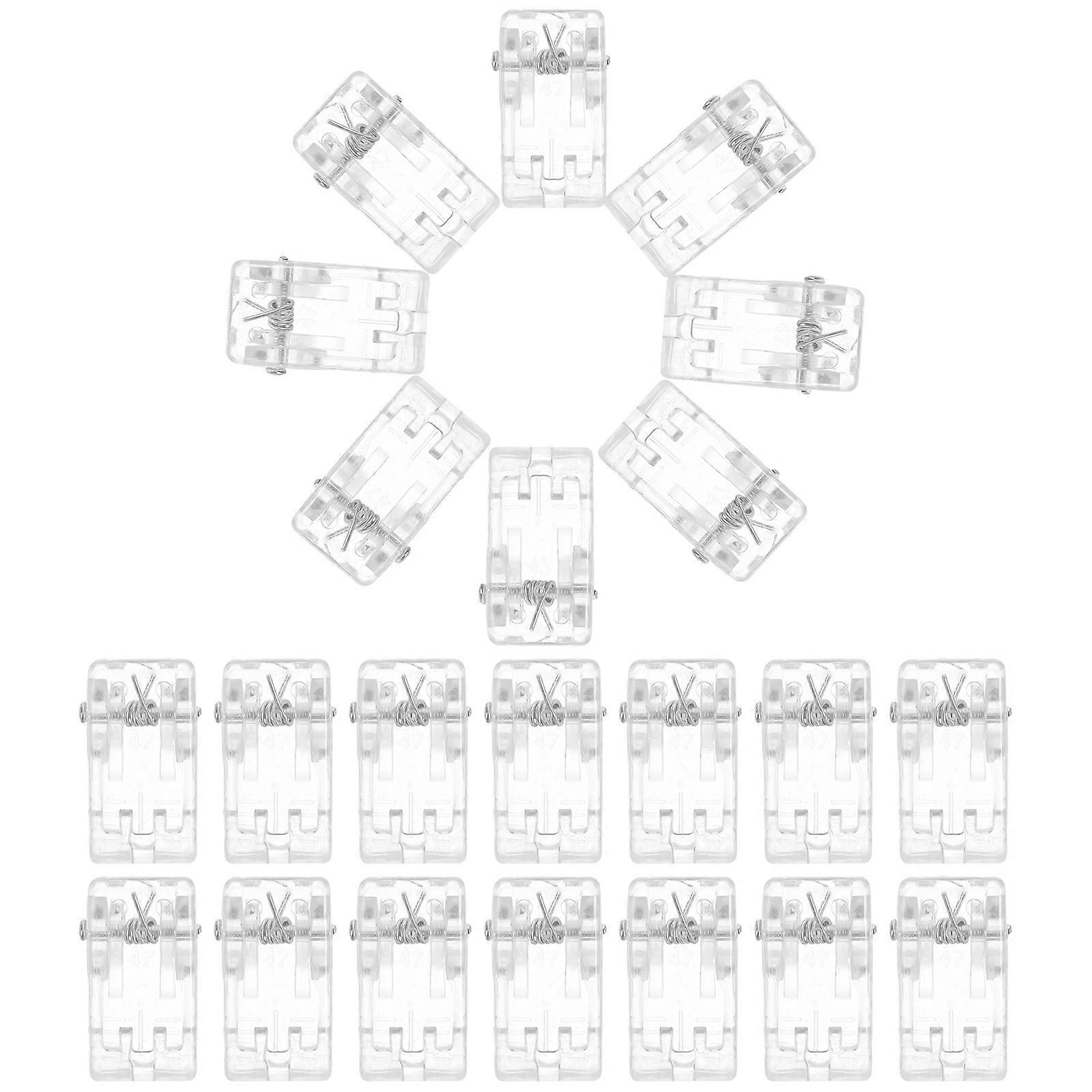 Small Transparent Acrylic Clips for Hanging Photos with 180Pcs Clear Clamps