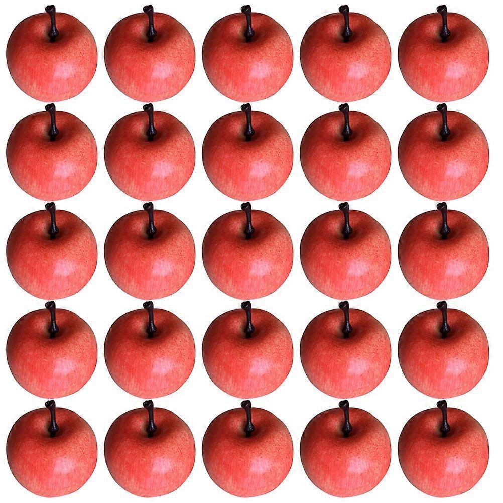 Simulation Fruit Model Artificial for Ornamental Use 200Pcs Red