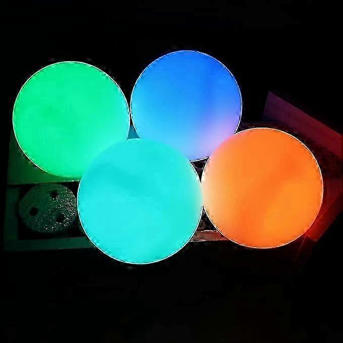 4 pcs Floating Pool Light, IP68 Waterproof LED Light Ball, LED Pool Light 16 RGB Colors Change with