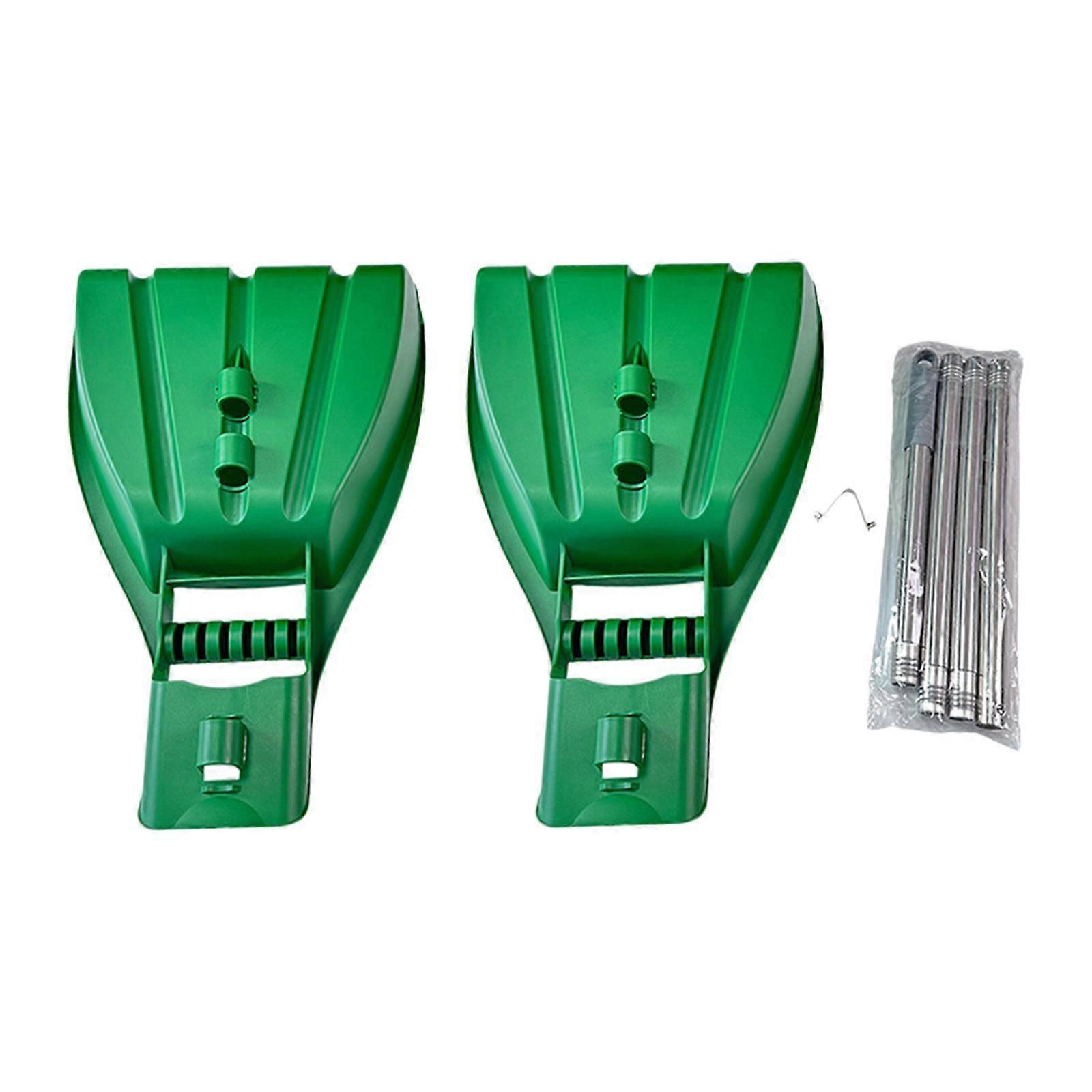 Large Leaf Scoops Leaves Grabber Portable Ergonomic Hand Rake Claw Leaf Rake for