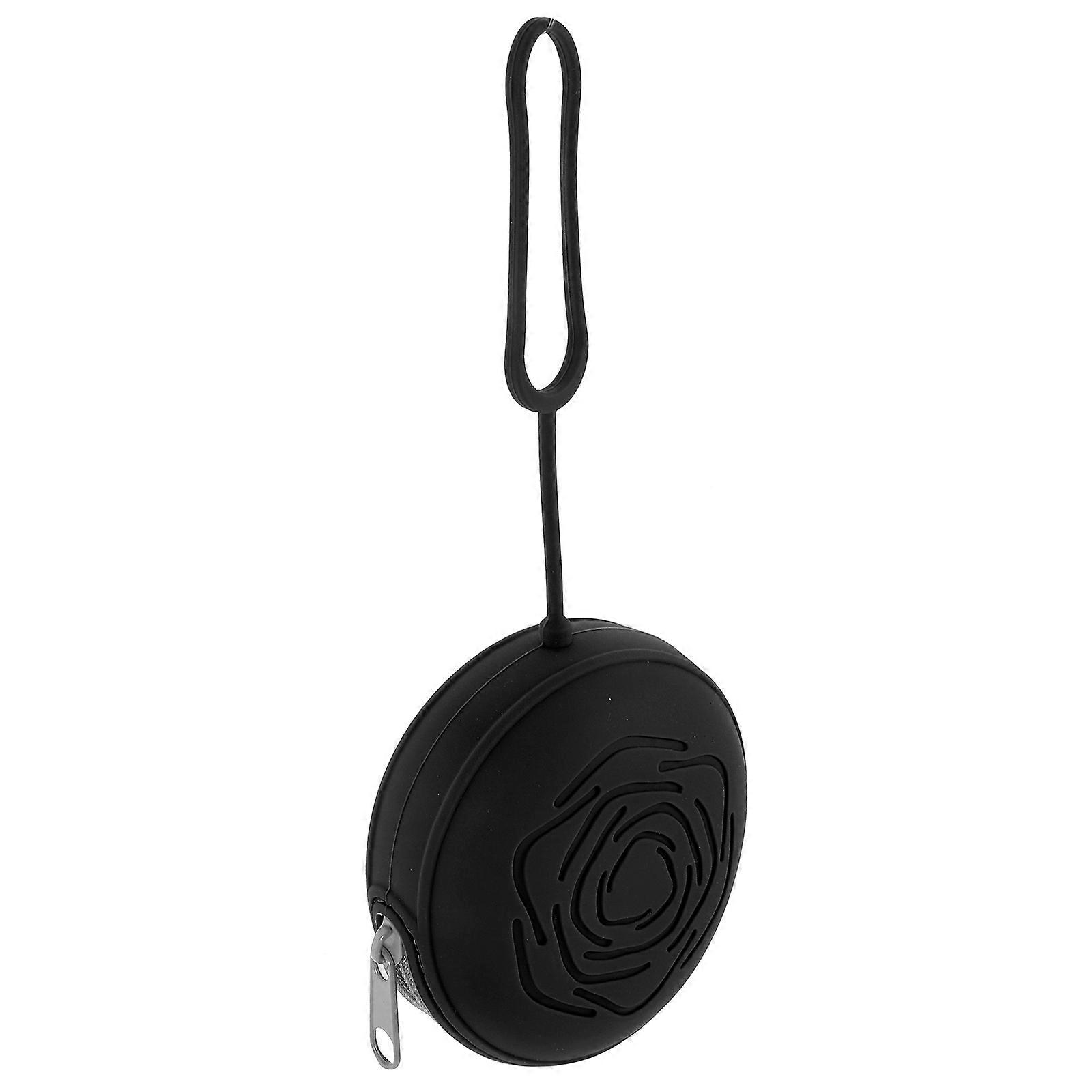 Carrier for Easy Travel Portable Silicone Black Container
