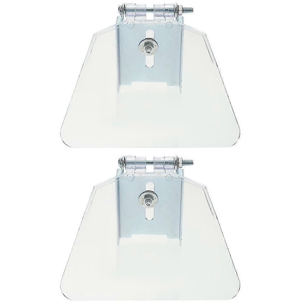 2 stuks Bench Grinder Guard Vervanging Bench Grinder Eye Shield Grinder Attachments Schroeven Inbegrepen