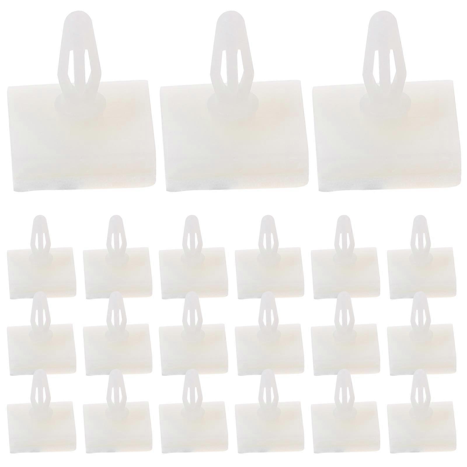 White Pcb Standoff Adhesive Plastic Column for Support 100Pcs