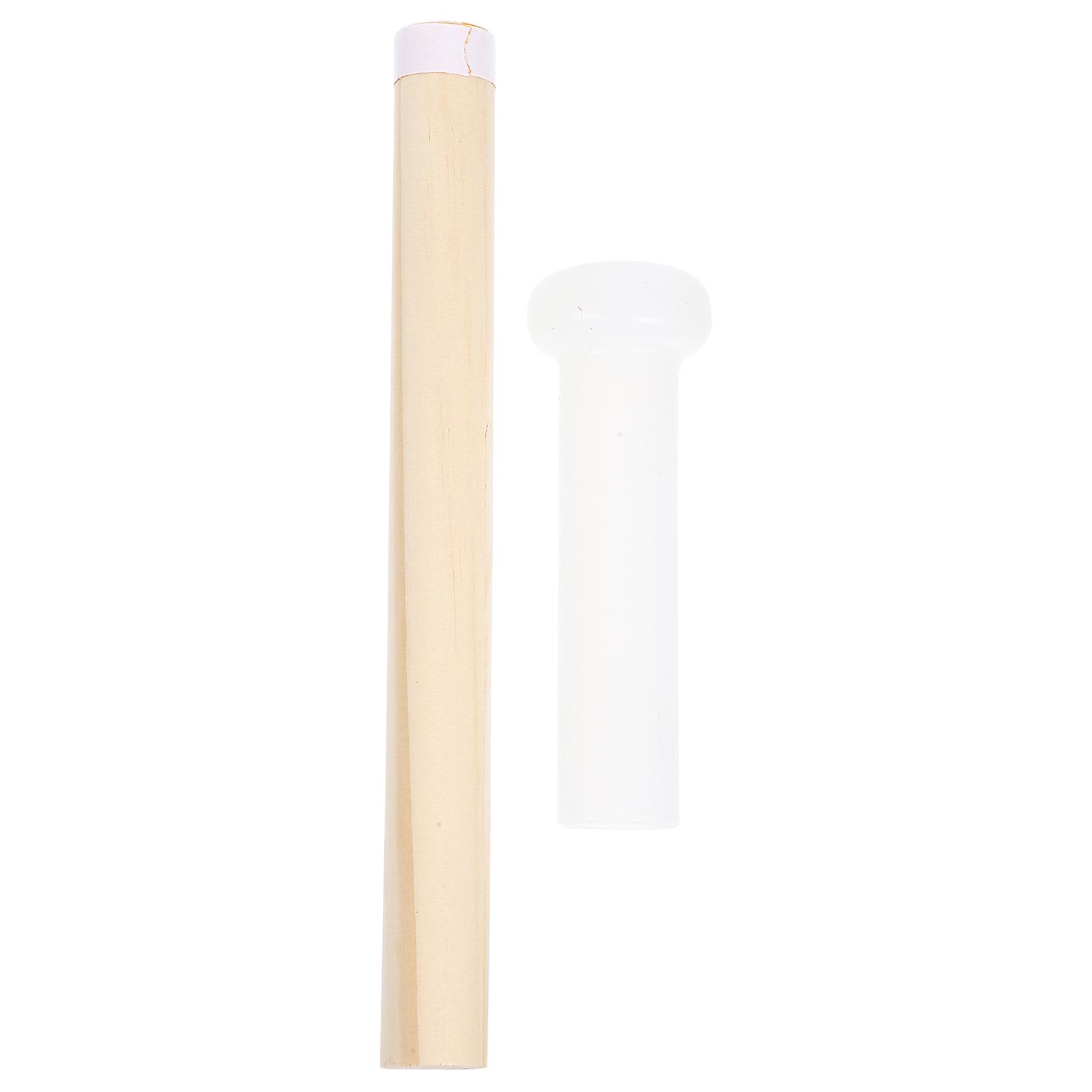 Rubber Head Singing Bowl Mallet with Wood Handle for Meditation 5Pcs Set