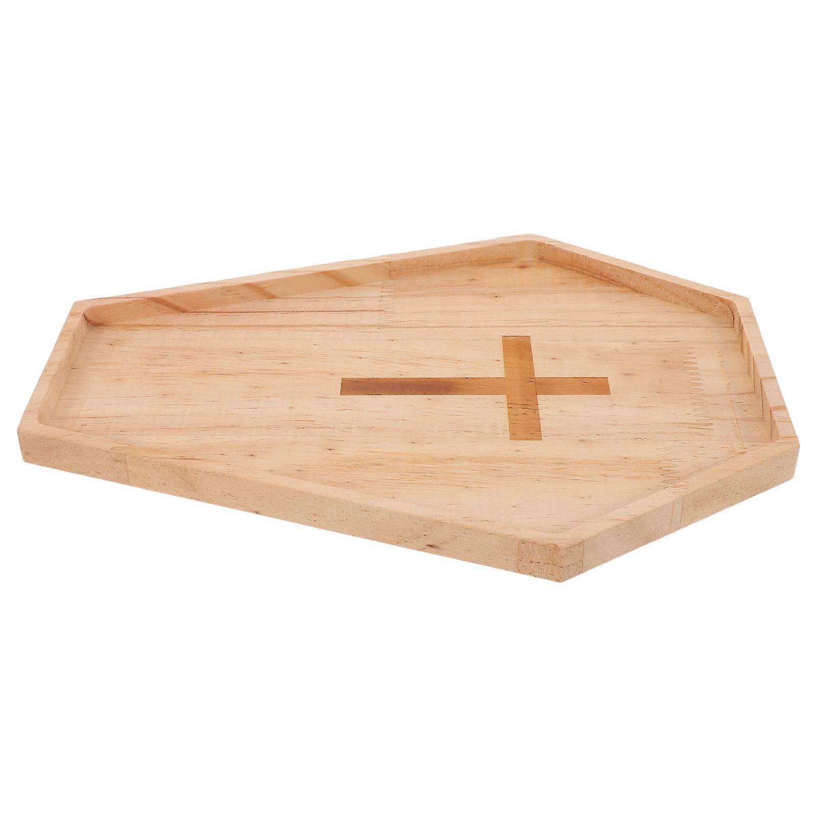 Rustic Coffin Serving Tray Wooden Tray for Halloween 3Pcs Party Snacks