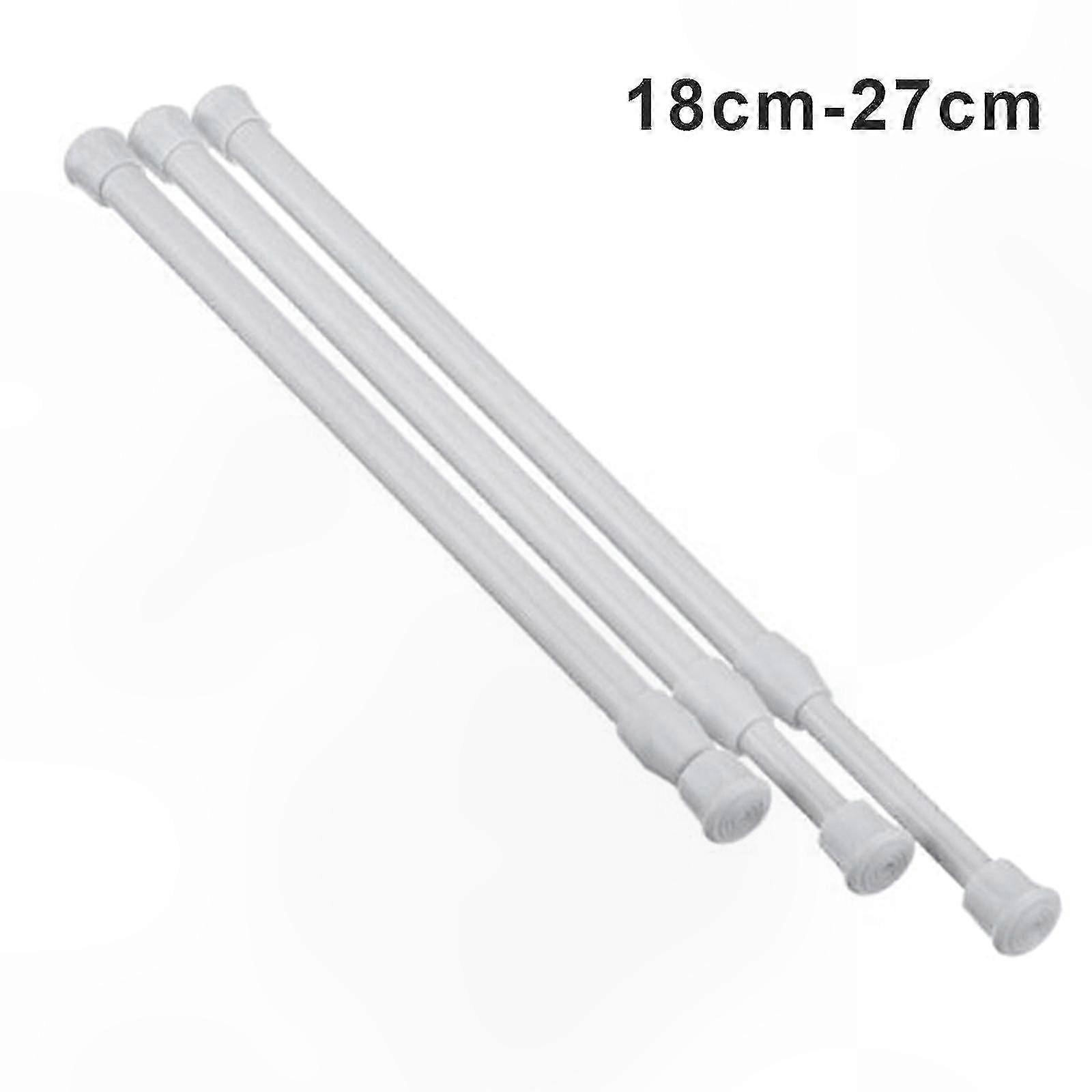 Telescopic Shower Curtain Rod Heavy Duty Adjustable Tension Pole for Bathroom