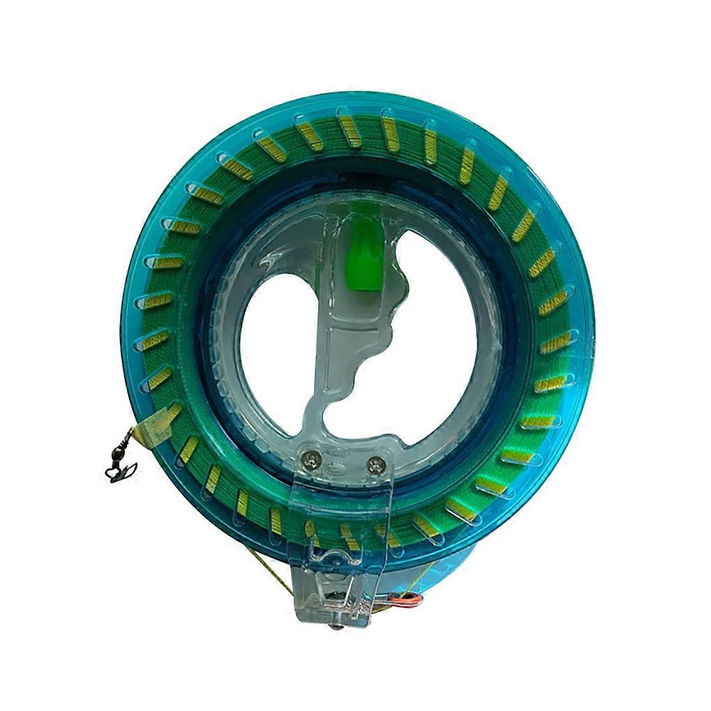 Kite Line Reel Lockable Winder Winding String Wheel Plastic Self-Locking Handle Flying Tool, Blue, 18cm