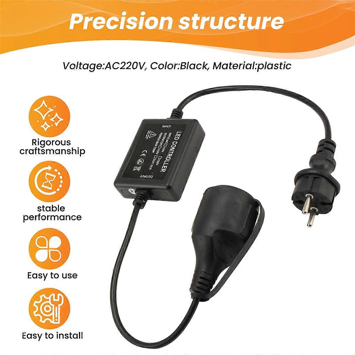 LED Dimmable Controller AC 220V Dimming 23Keys Remote Kit EU PLUG