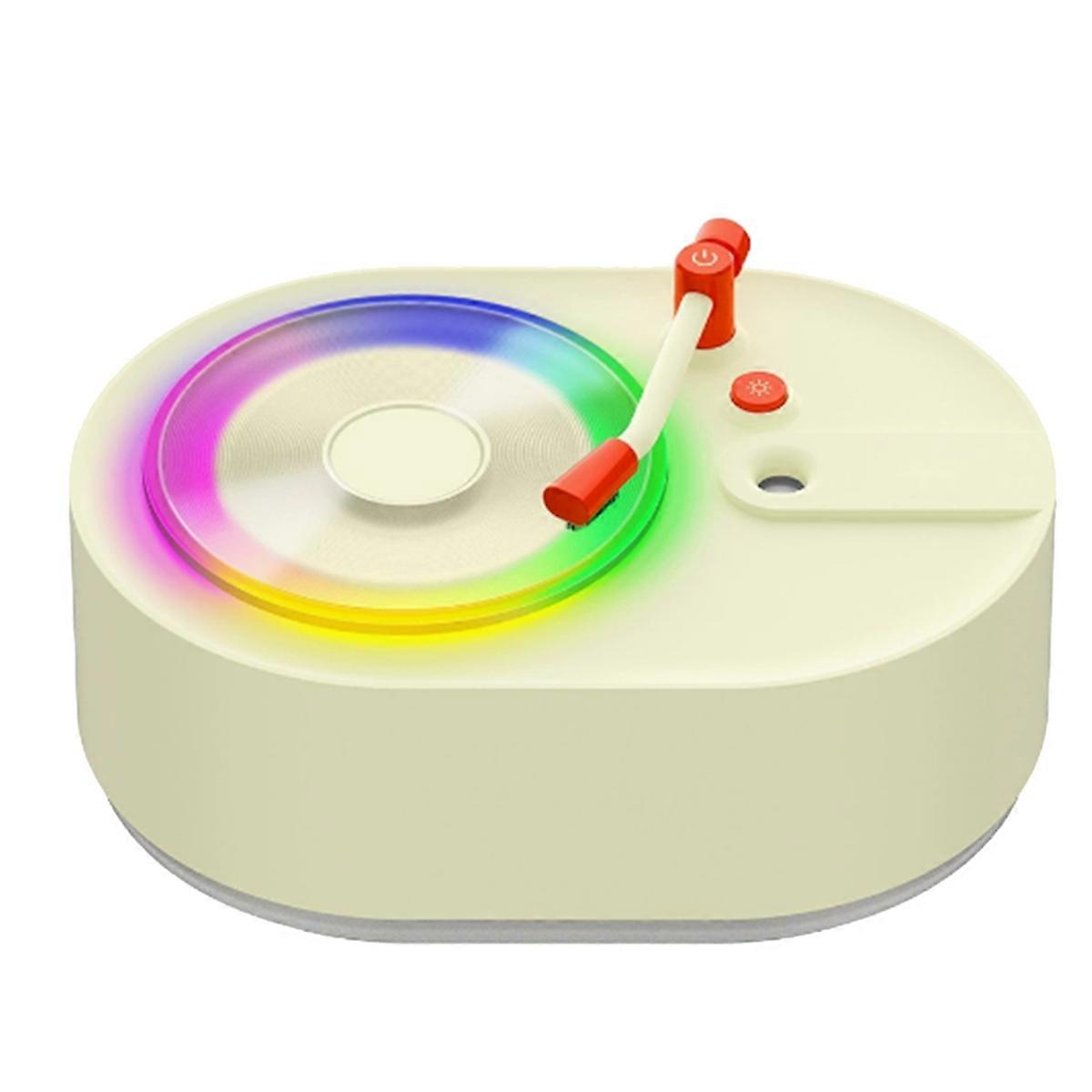 USB Retro Record Player Humidifier with LED