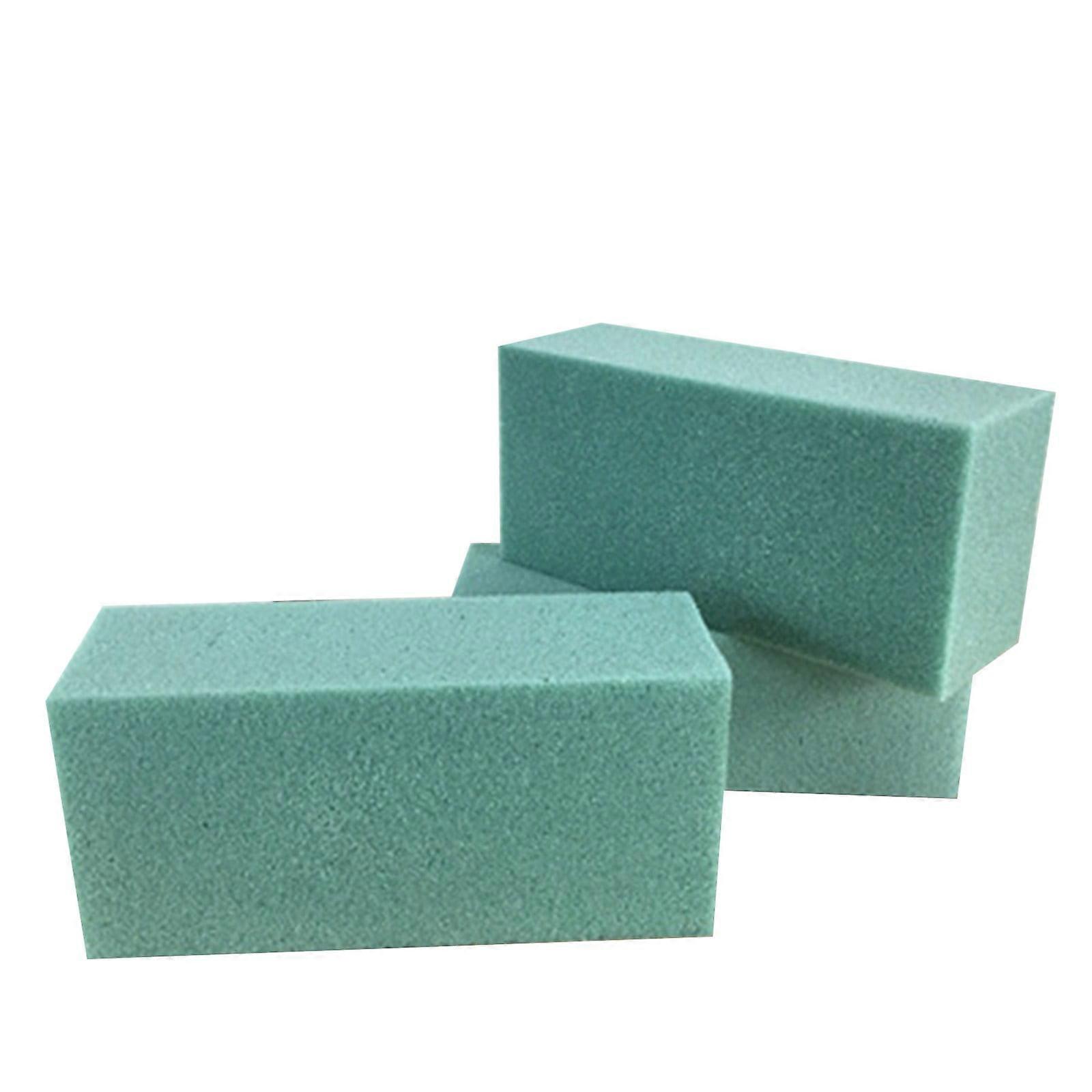 Leott Trim Tool, Foam Blocks, Square Floral Foam Blocks Dry Floral Foam For Artificial Flowers Craft Project, 3X Foam Blocks, Green