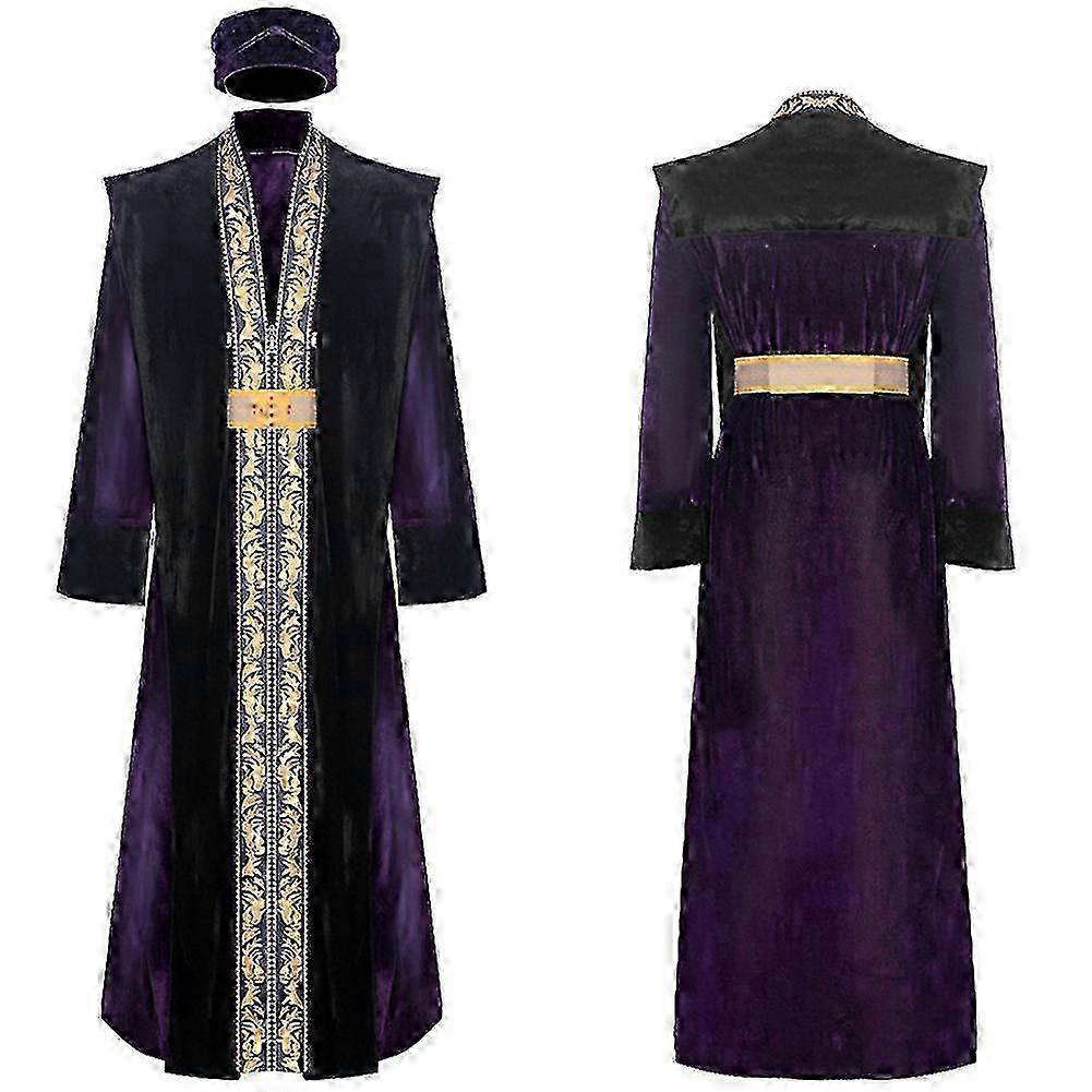 دمبلدوري تأثيري زي رداء الكبار معطف حزام قبعة ماجيك الرجال عصا أزياء هالوين كرنفال حزب تمويه بدلة لعب الأدوار