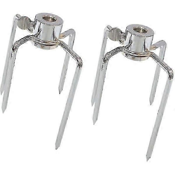 rotary bbq fork 2 pcs food grade grill accessory