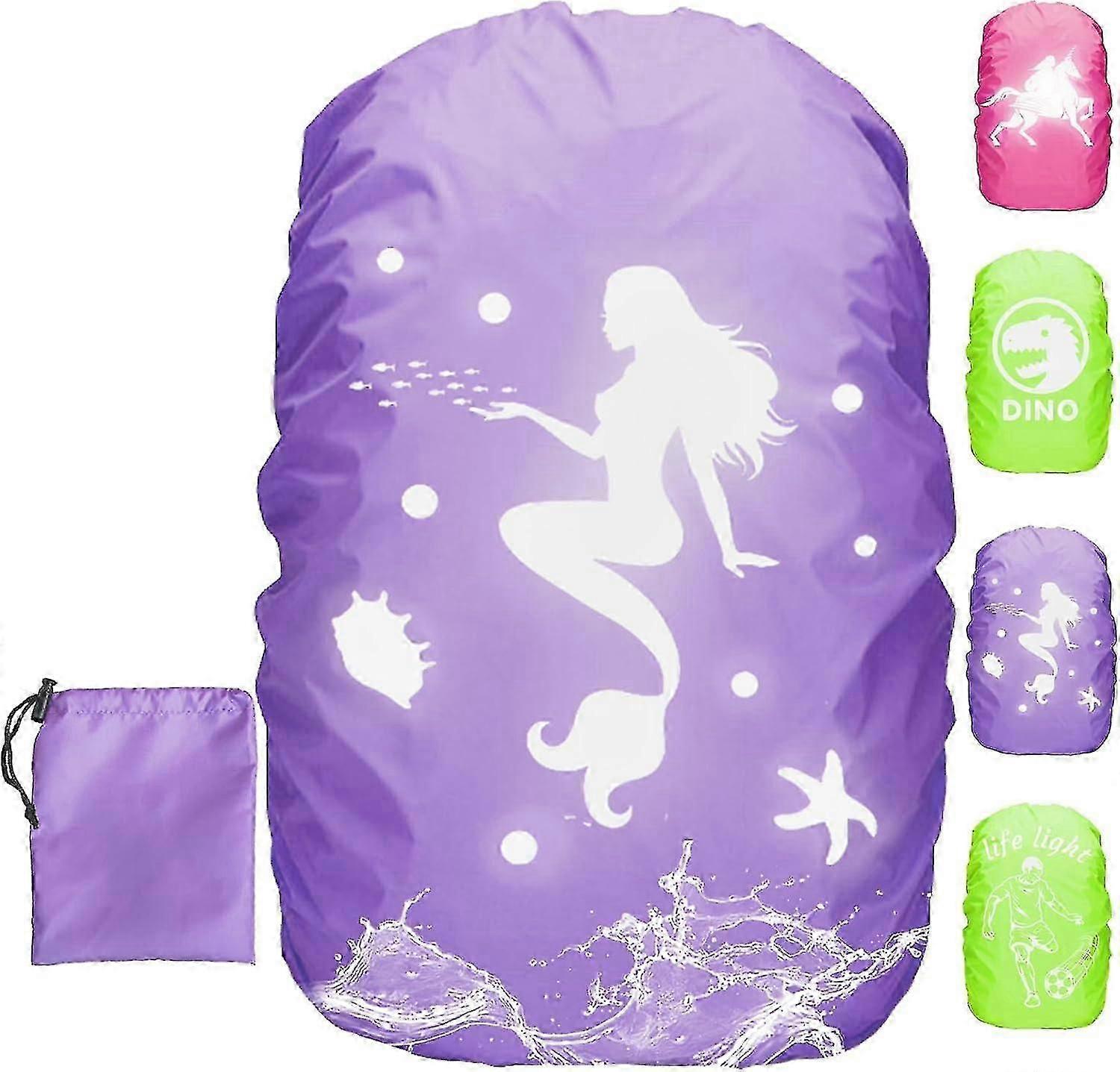 Rain Cover For Backpack School Bag 30-40l With Reflective Strips Walkbee 930 Walkbee 1858 B_i*