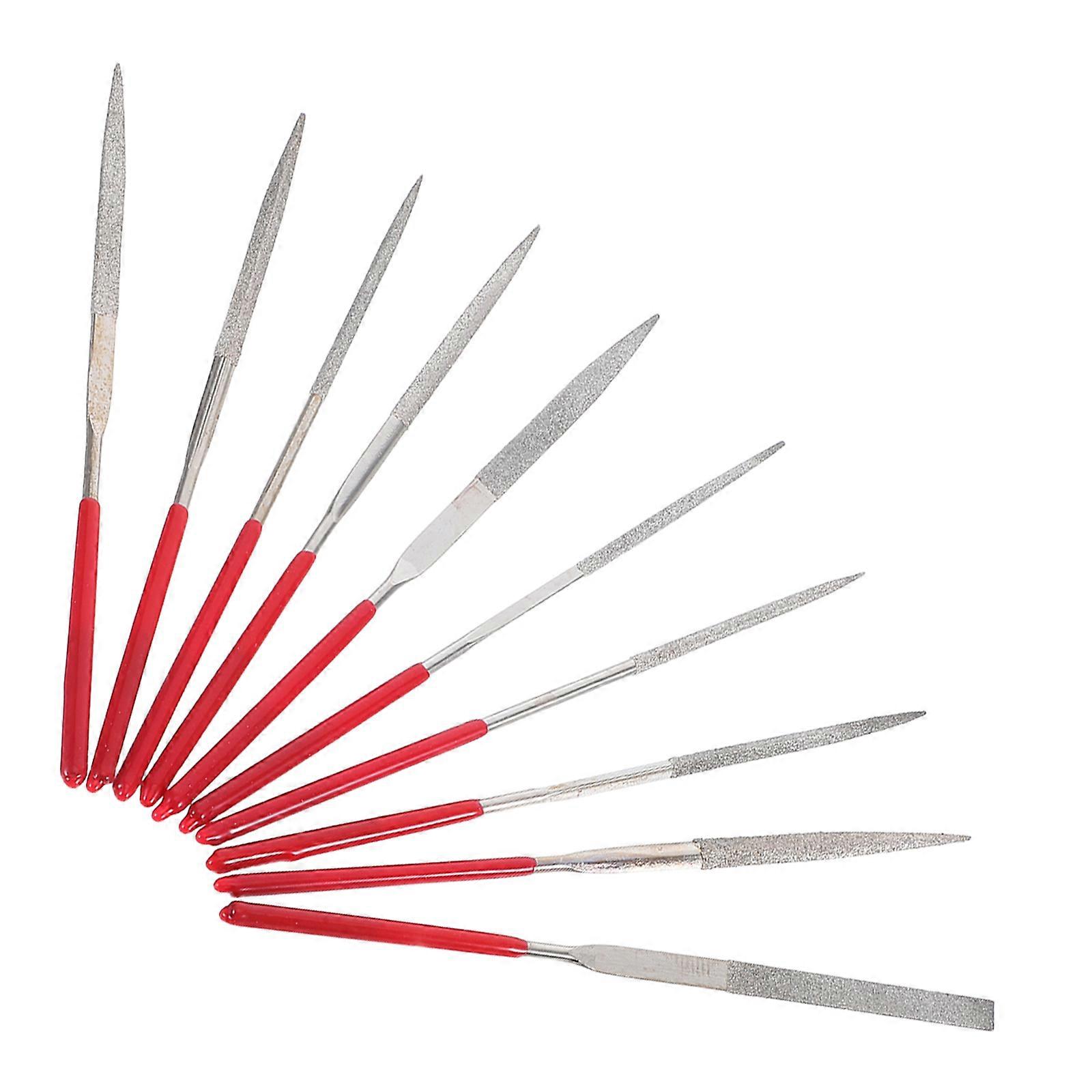 Small Metal Needle File Set for Precise Work 50Pcs Mini Hand Tools for Metal and Wood