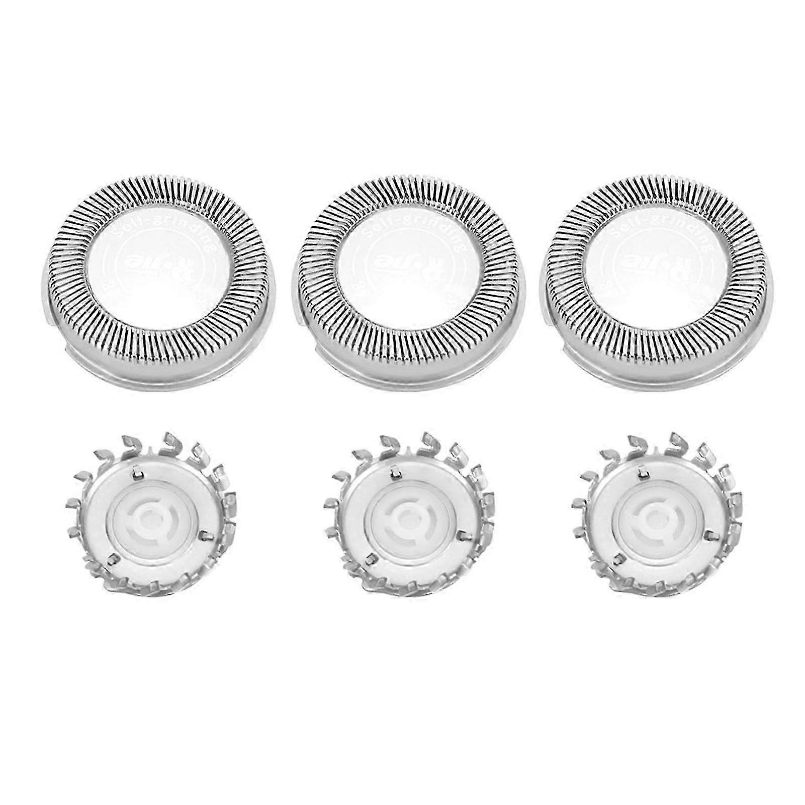 25-26 3pcs Steel Shaver Head Replacement Accessory Fit for HQ4 HQ46 HQ481 HQ851 HQ6990 HQ803