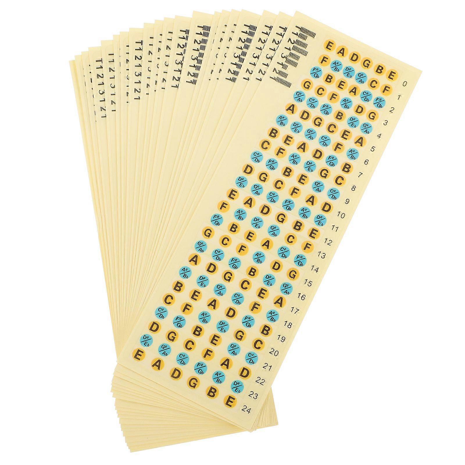 20pcs Gitarre Finger Guide Aufkleber Griffbrett Führung Griffbrett Marker Griffbrett Etiketten