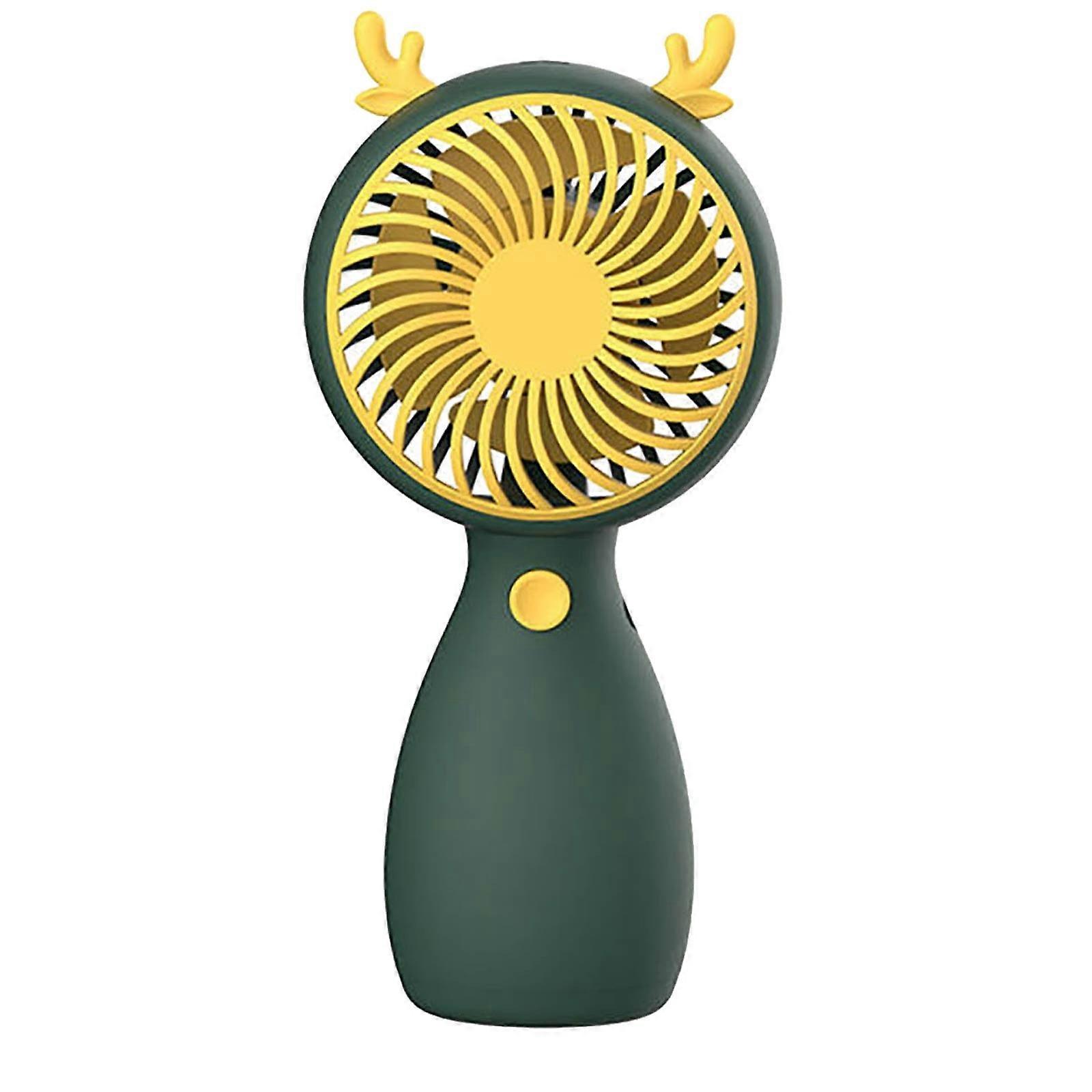 Fnyoxu Small Electric Fan Handheld Portable Rechargeable Mini Student Handheld Dormitory Class