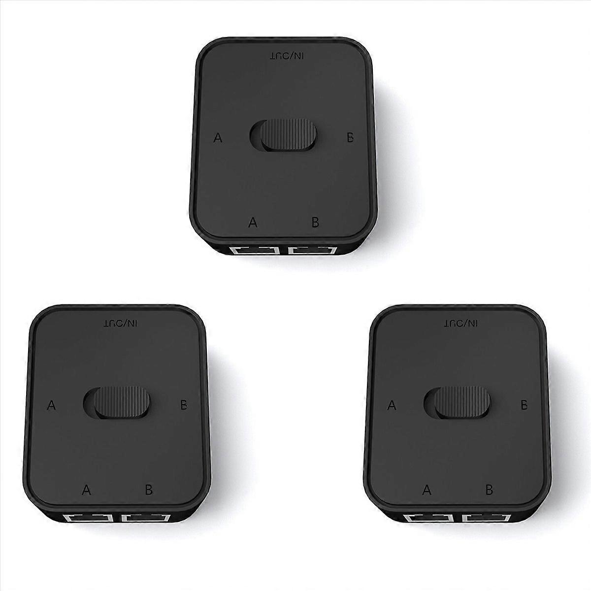 2 Port RJ45 LAN CAT6 Network Switch Selector 1000Mbps