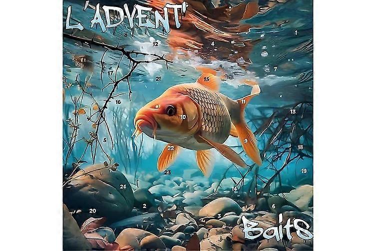 Ημερολόγιο Advent για ψάρεμα 2025 με δολώματα, δώρο Χριστουγέννων
