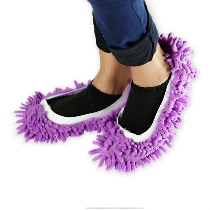 Clean Washable Slippers Overshoes Purple