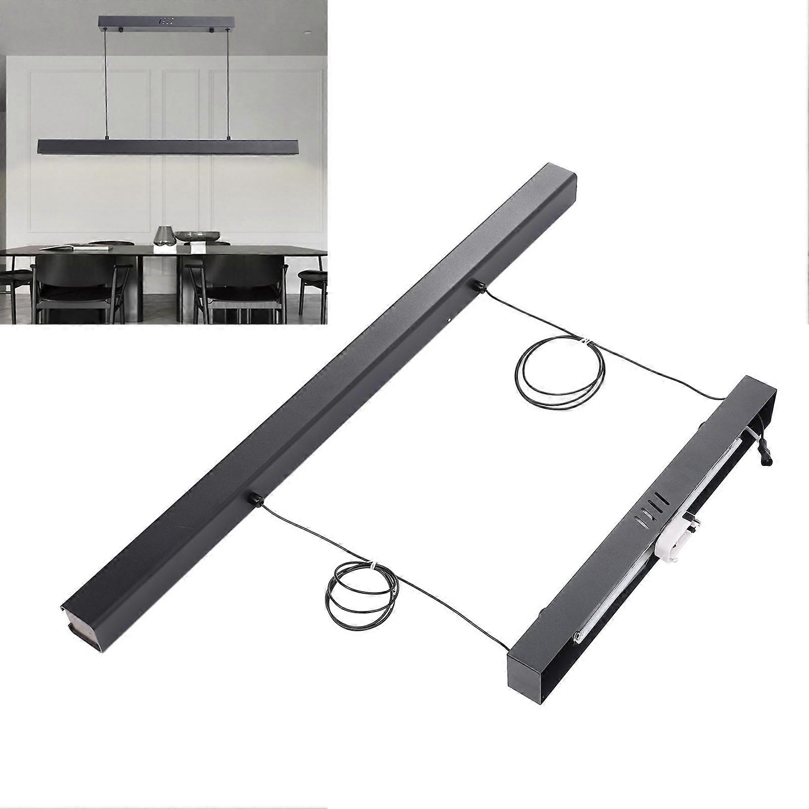 LED Linear Pendant Light Dimmable Modern Dining Room Island Light with Remote Control Ceiling Mount Hanging Lamp for Home Restaurant Cafe 