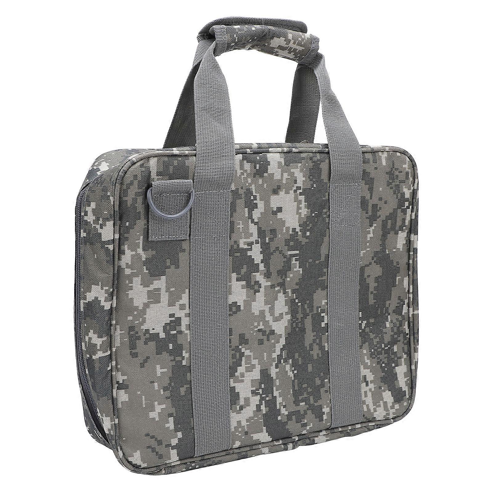 Satellite Accessory Storage Bag Portable Canvas Satellite Protective Carry Case Handbag for Adapters Cables Mounting Kit Type 2 