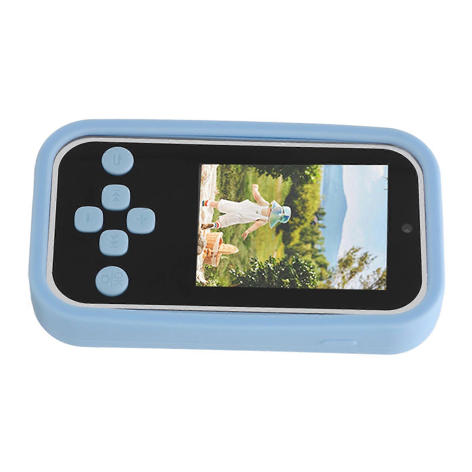 96MP Digital Camera 2.4inch Display Multifunction High Definition 1920x1080 Dual Lens Digital Camera MP3 Music Player Electronic Books Blue 