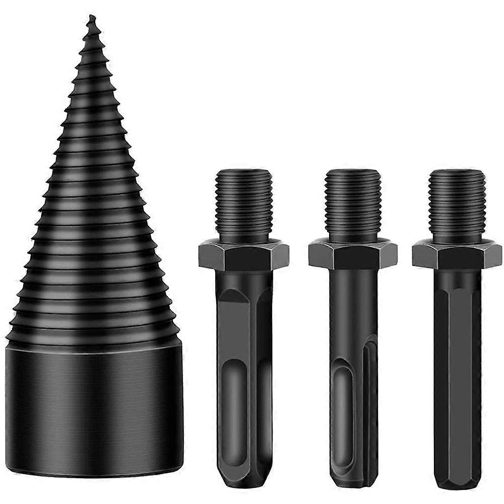 Wood Splitting Drill Bit Set Firewood Log Splitter Screw