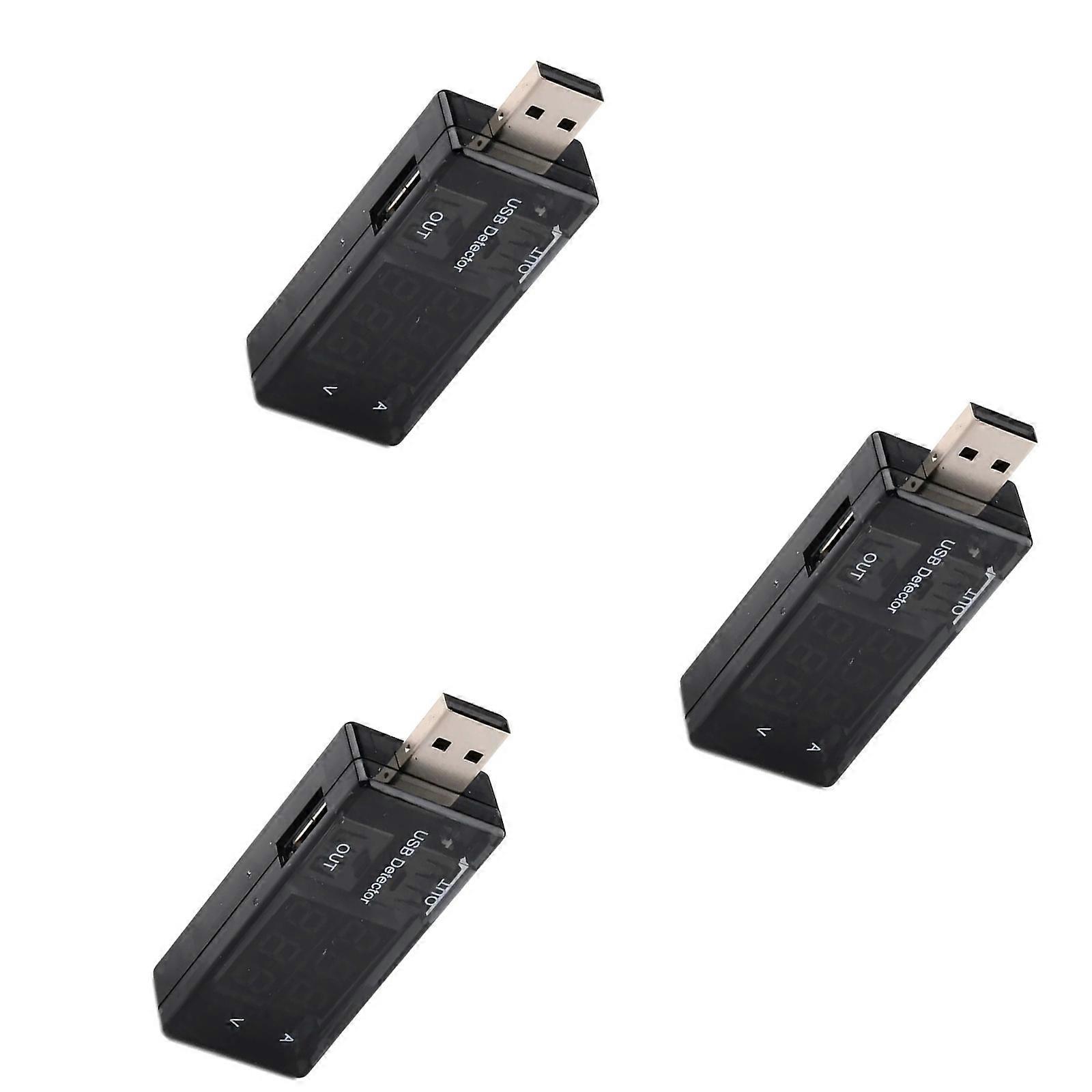 USB Meter Tester Electricity Current Tester USB Battery Checker Electricity Current Voltmeter Ammeter Detector Mobile Tester Multicolor