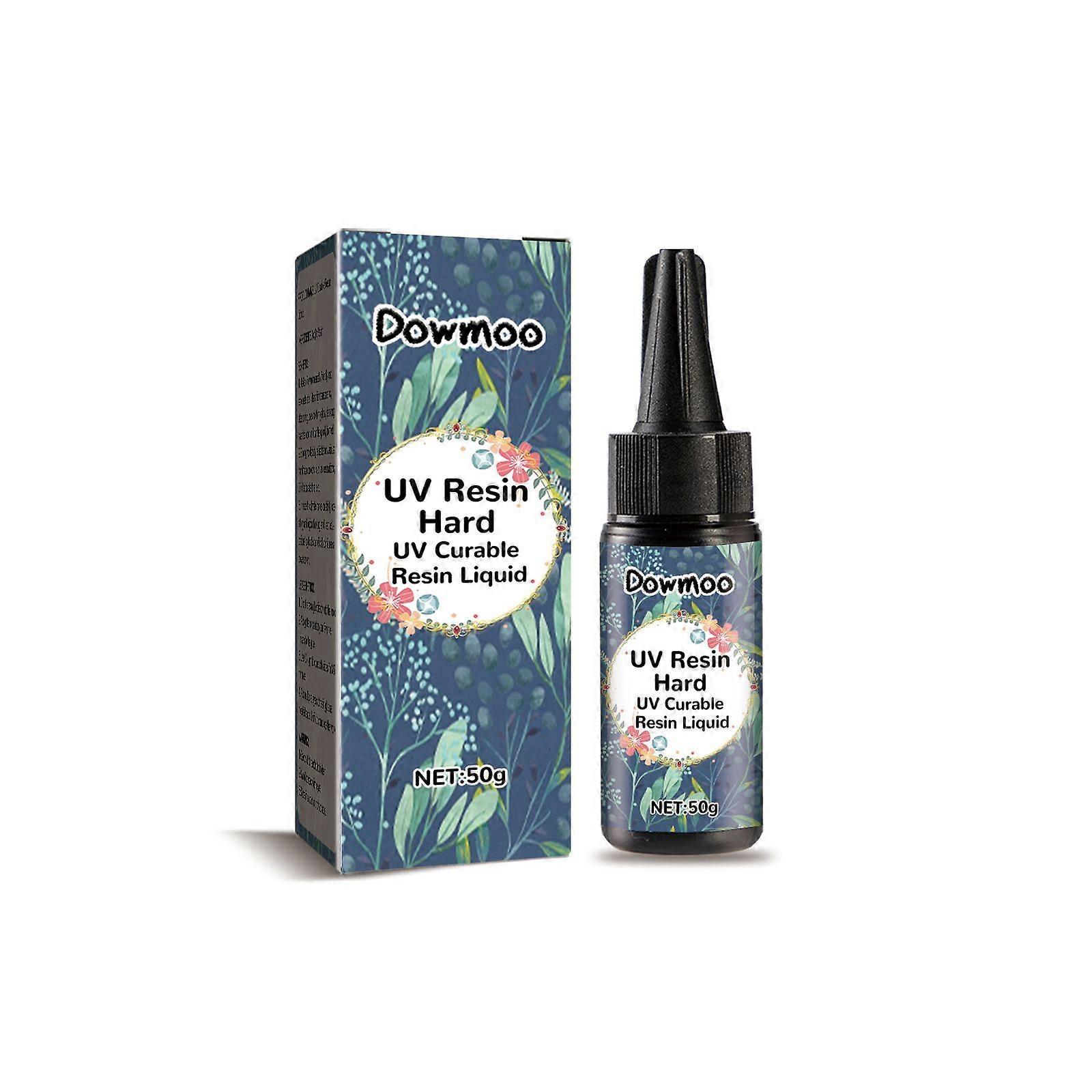 Dowmoo Diy Handmade Uv Drip Glue, Transparent Crystal Drip