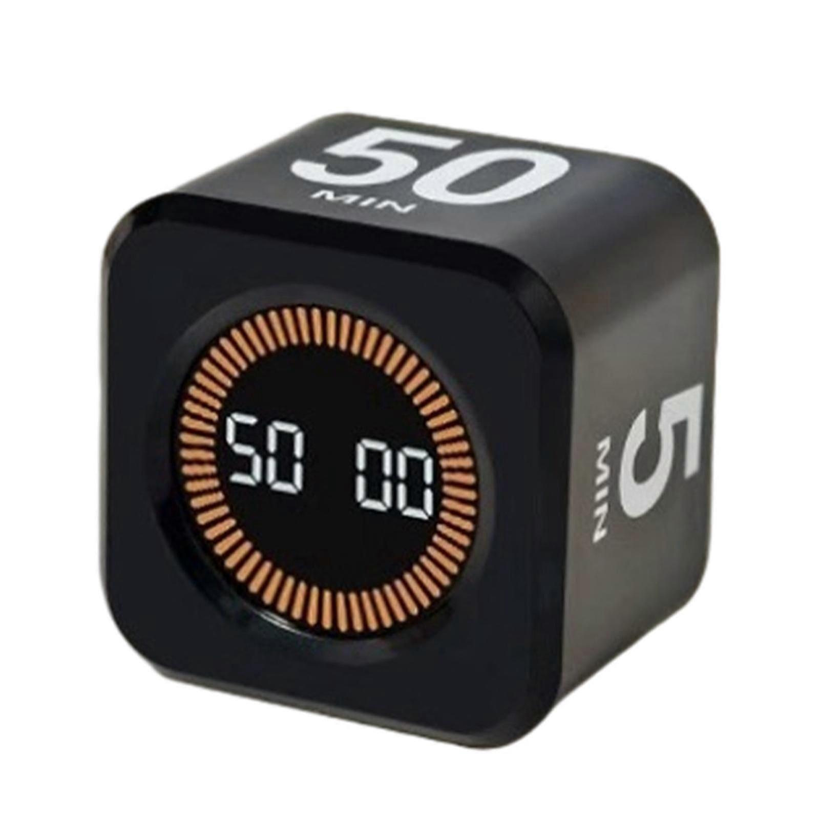 Pomodoro timer met tril- en geluidsalarm digitale kubus