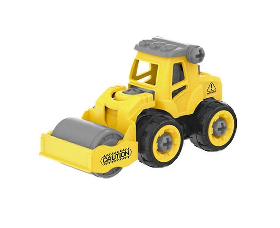 Engineering Toy Detachable Assembly Easily Plastic Construction Vehicles Toy for Kids- E