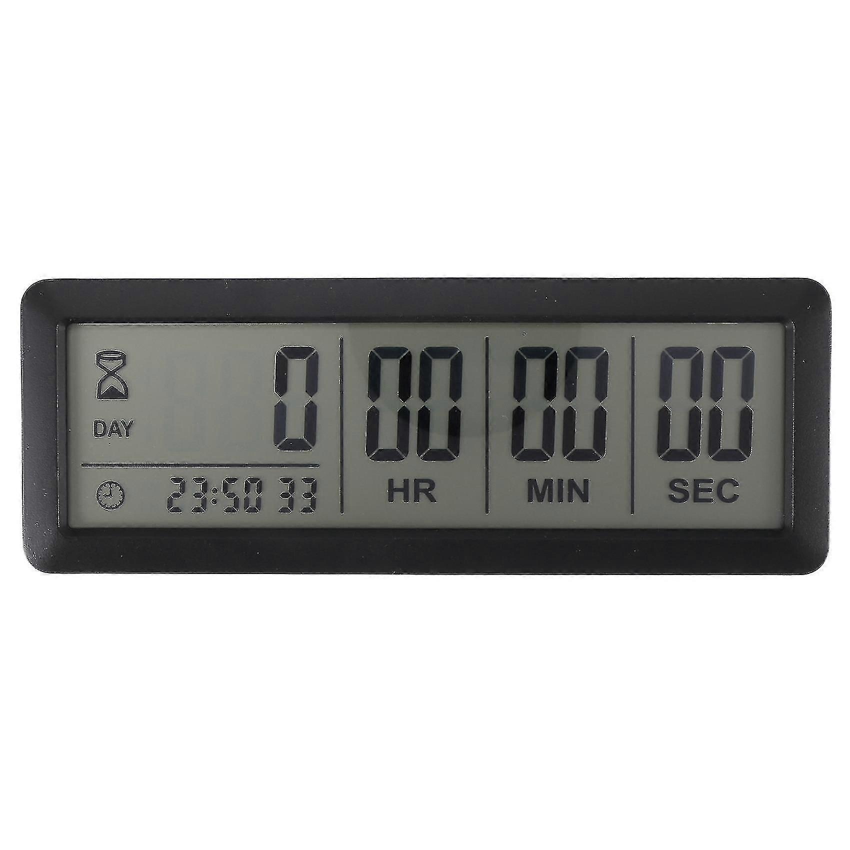 999 Days Count Down Clock Timer Compatible Graduation Lab Kitchen (Black)