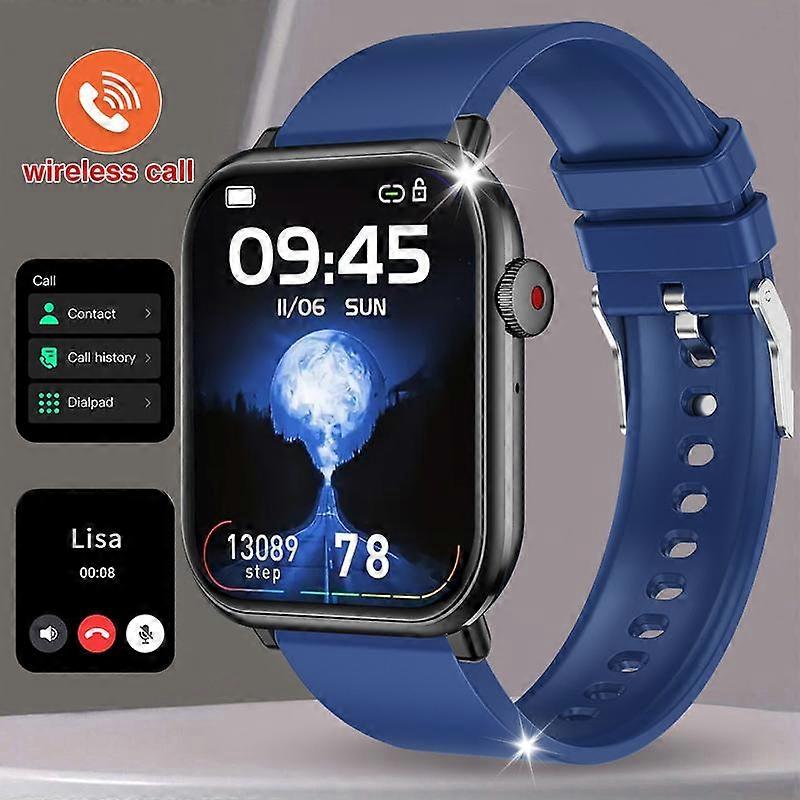 Hot Selling 1.96 Inch HD Smartwatch, Wireless Calling, Alarm & Notifications, Bluetooth-compatible, Ip67 Water Resistant, Compatible iOS & A