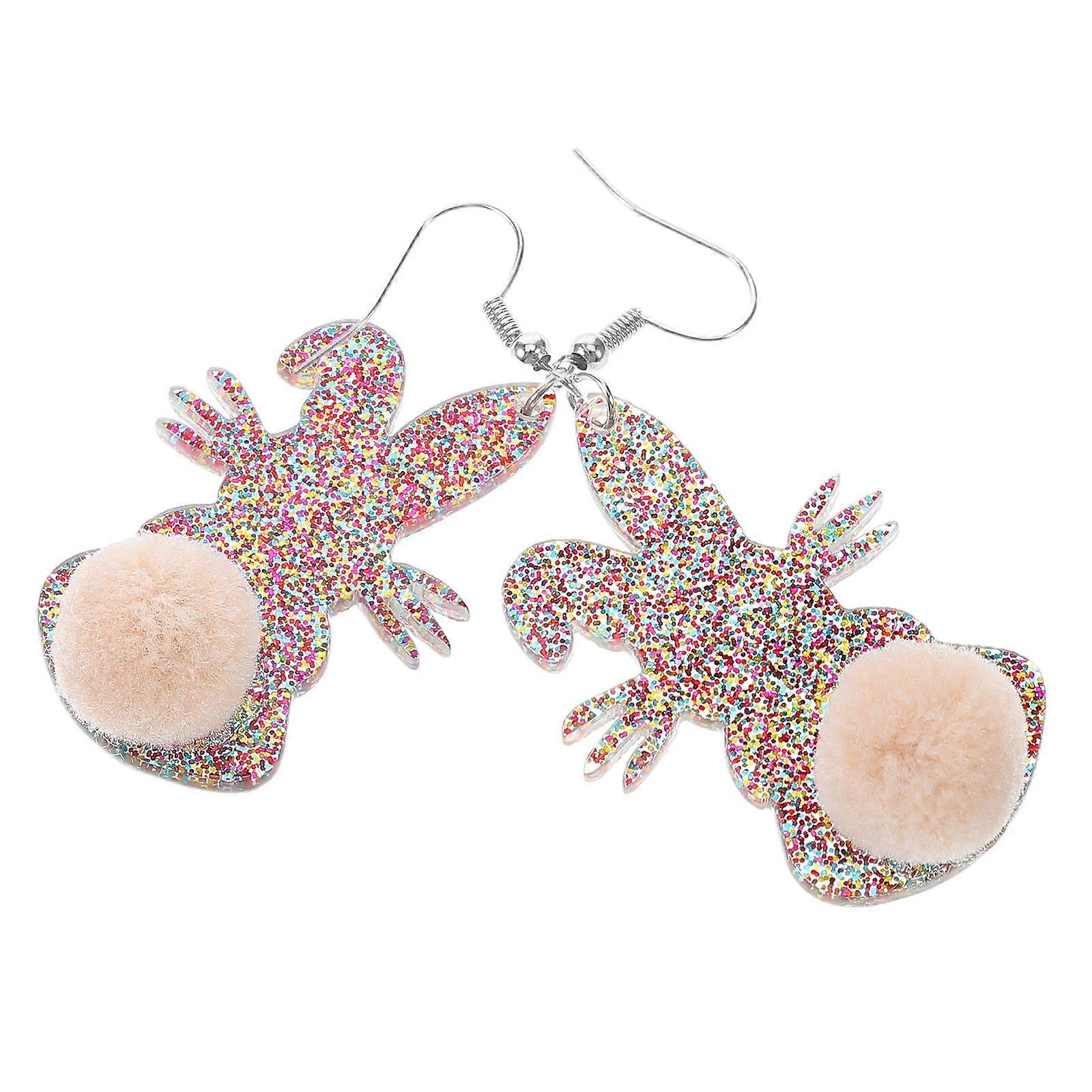 Bunny Themed Earrings for Decoration 1Pair Easter Rabbit Drop Earrings