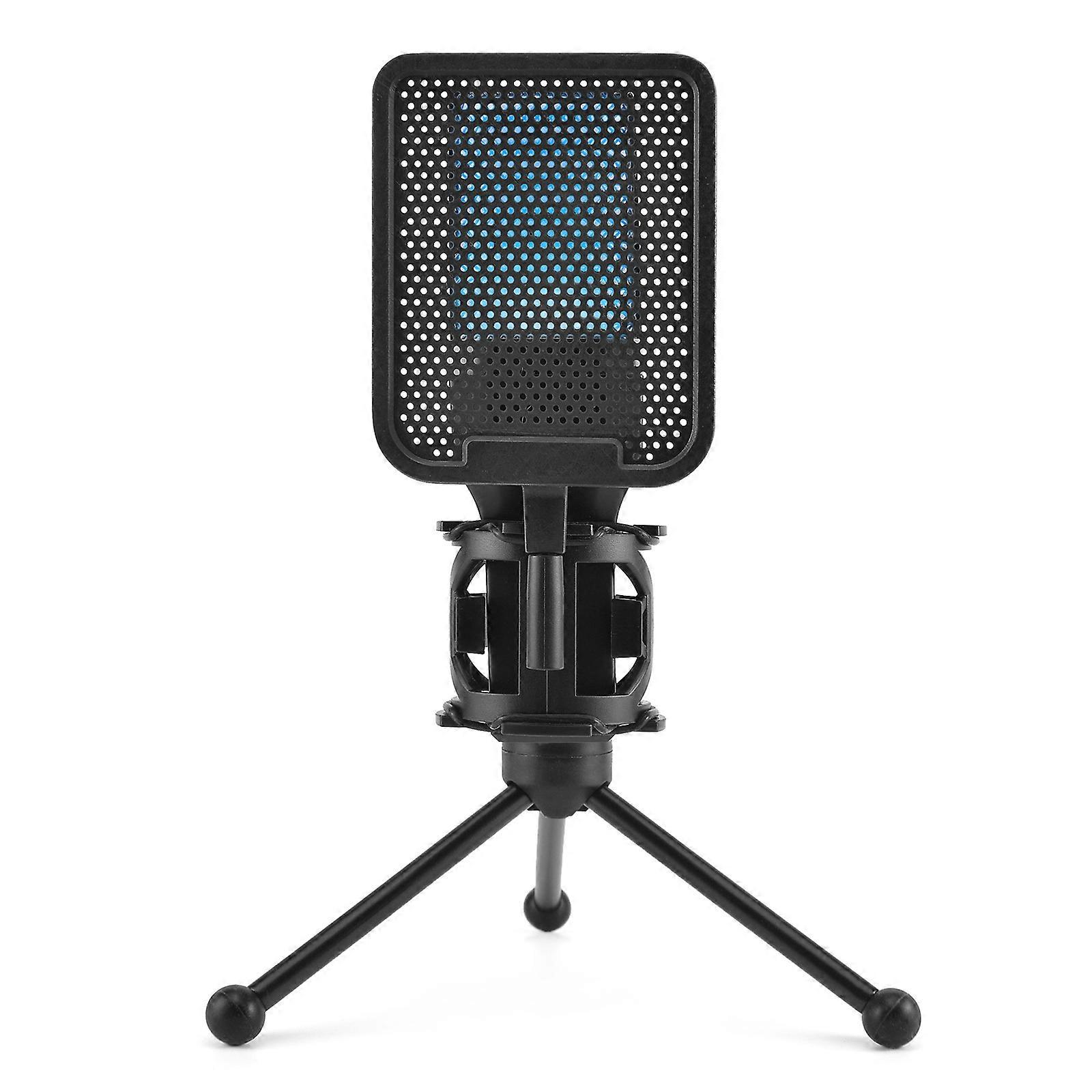 Versatile Condenser Microphone with Stand Easy to Use Desktop Microphone for Gaming Podcasting & Online Conferencing Multicolor