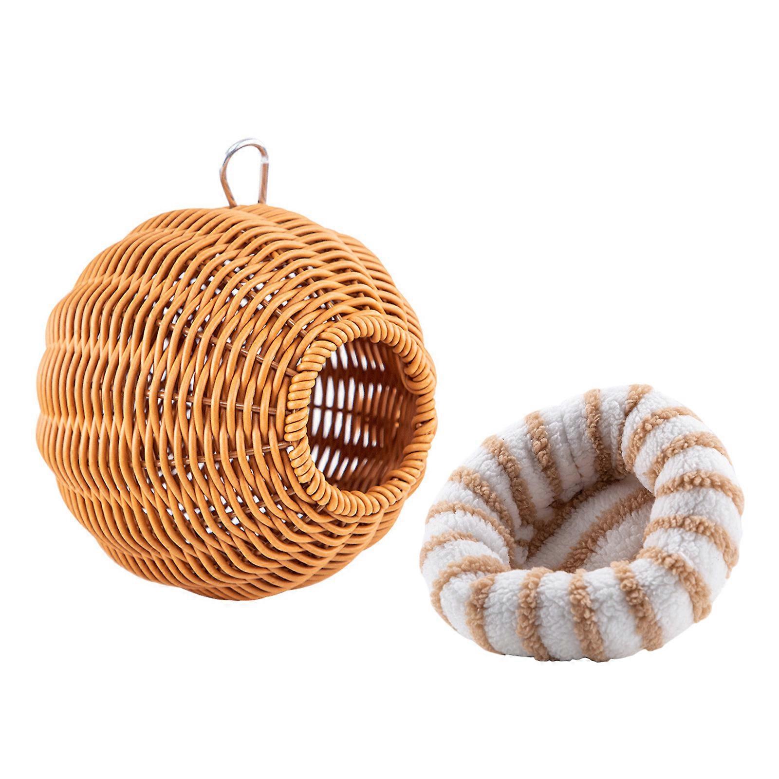 Bird Shelter Hatching Breeding Breathable Structure Hanging Hook Included for Outdoor Bird Habitat Multicolor