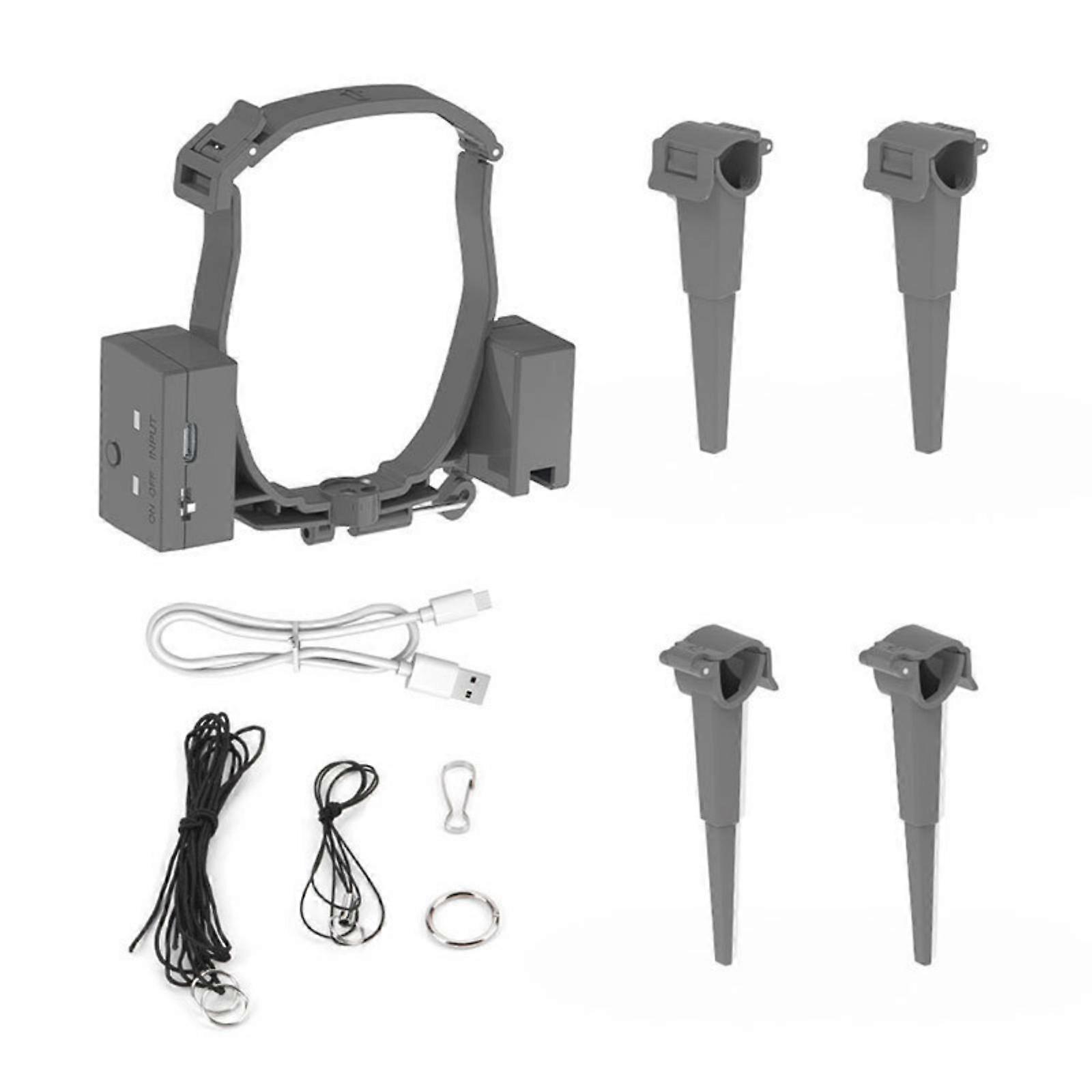 Precisions Drones Payloads Release Device With Light Controls And Servoes System for 4 Compatibility Multicolor