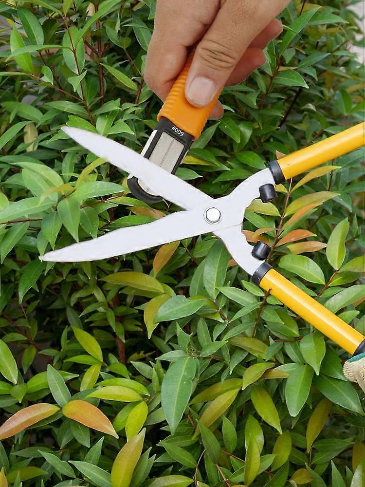 Garden Tool Sharpener, Diamond Mini Sharpening Stone for Pruners, Loppers, Scissors - Multipurpose Blade Sharpener (Without Scissors)