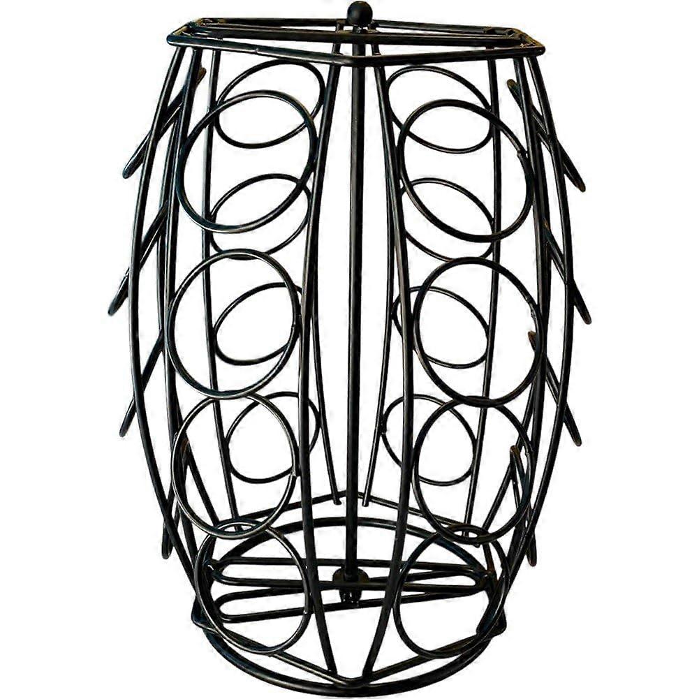 Coffee Pod Carousel Holder Rotating Capsule Organizer for Kitchen Counter Home Office Space Saving