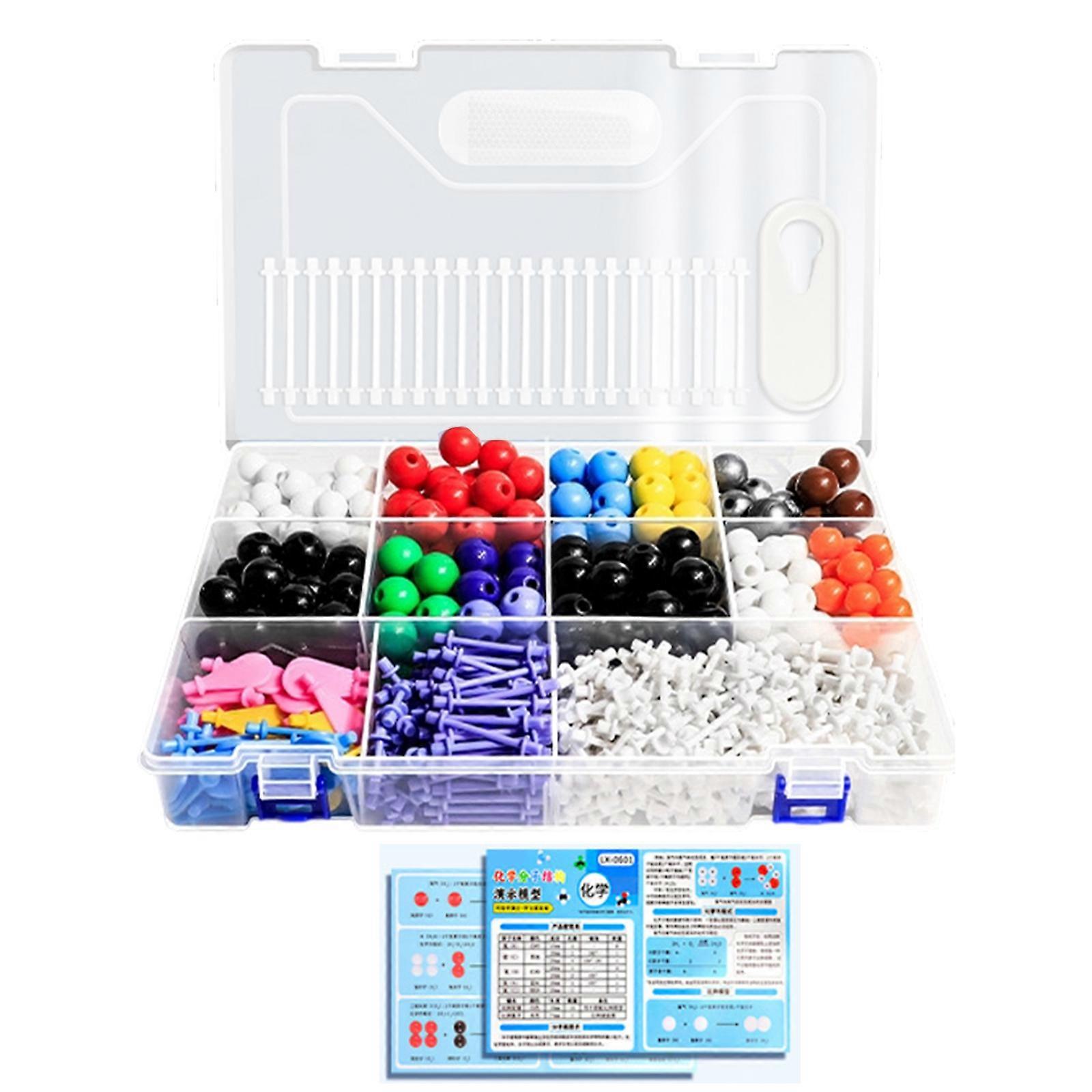 Molecular Model Kits for Organic Chemistry Atoms Element Model Kits Molecular Structures Building Set Teaching Tool Multicolor