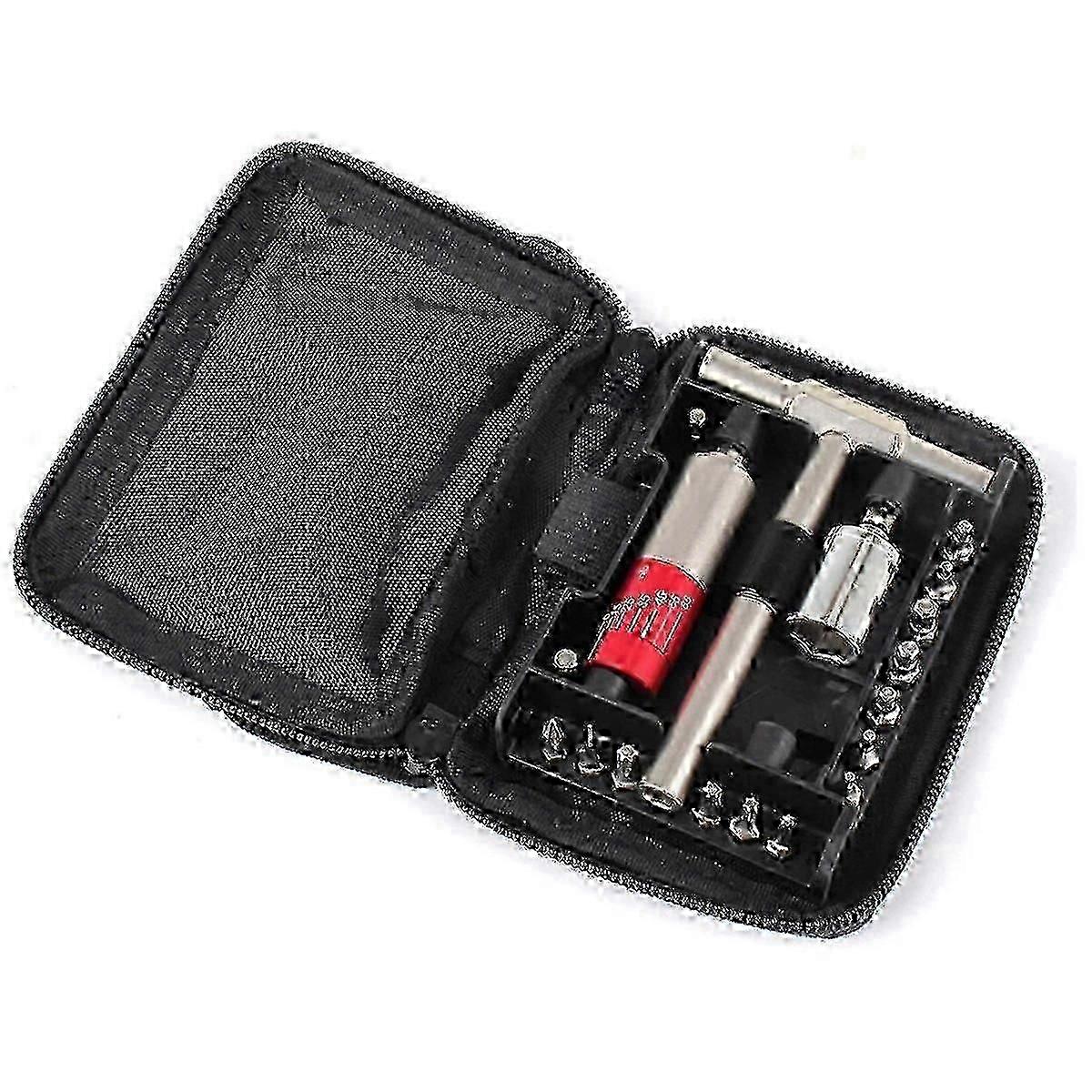 Tightening Multifunctional Torque Driver Tool Kit with T-Way Wrench Bits Socket