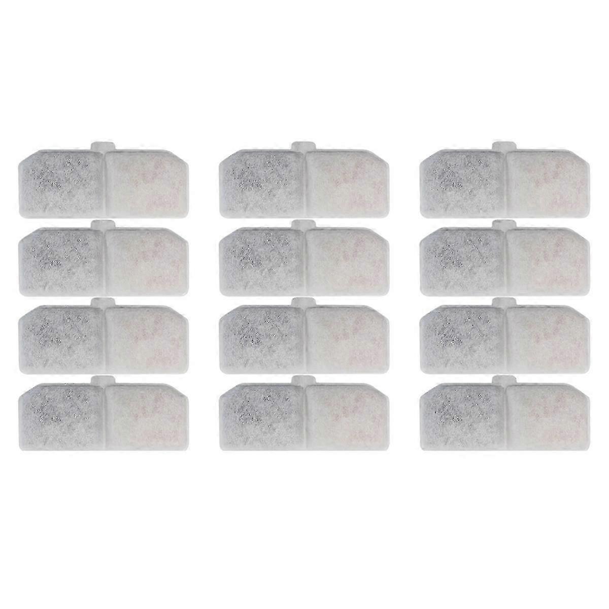Replacement filter for pet water fountain - activated carbon filter element 12-pack