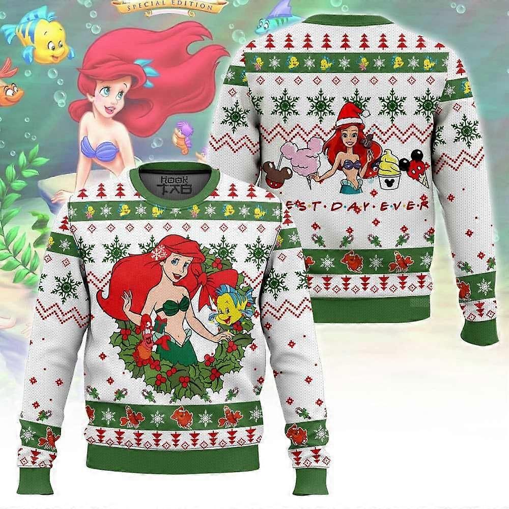 Weihnachtspullover mit Cartoon-Print (2026)