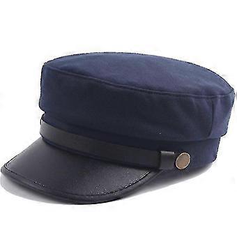 Unisex Military-Style Newsboy Keps med Brätte - Perfekt för den europeiska marknaden