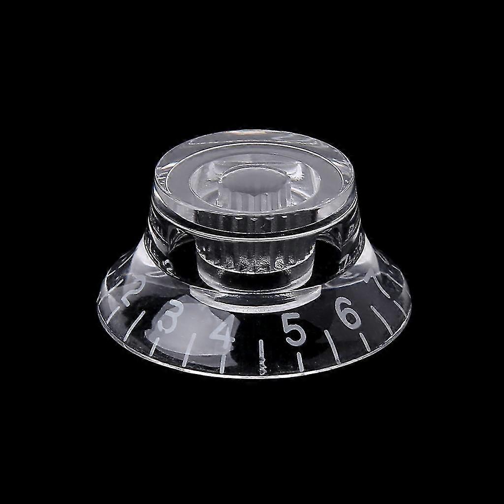 1pc Knob Button Bell Shape Guitar Tone Volume Control For LP Guitar Parts Transp