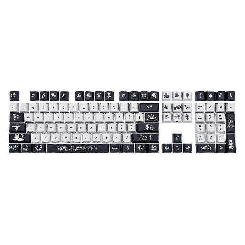 108Keys Halloween OEM Profile PBT Dye-Sublimation Keycaps Full Set for Mechanical Keyboard Mx Switch DZ60 GK61 SK61